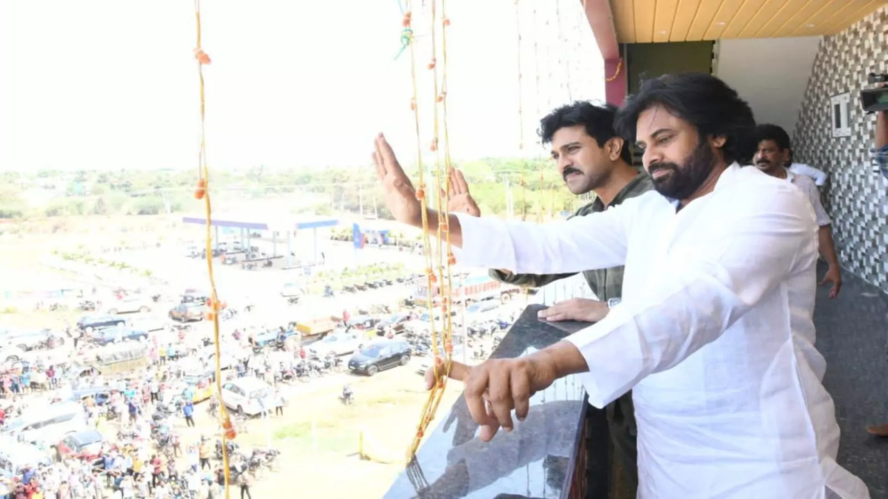 Pawan Kalyan and Ram Charan