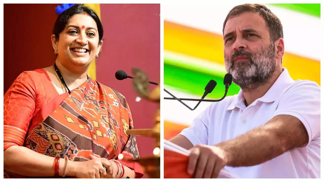 Smriti Irani mocks Rahul Gandhi