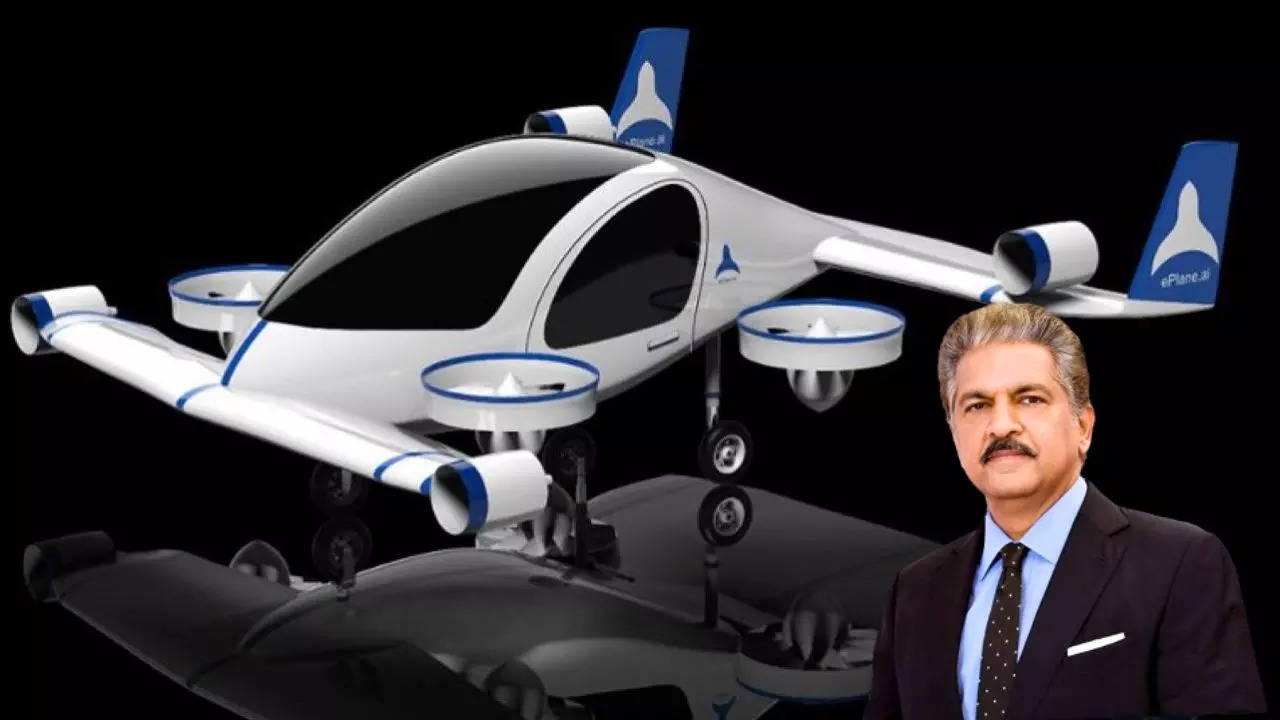 anand mahindra unveils indias first electric flying taxi prototype