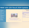 RBSE 10th 12th Result 2024 LIVE Rajasthan Board RBSE Results Expected This Week Board Completes 98 per cent Evaluation