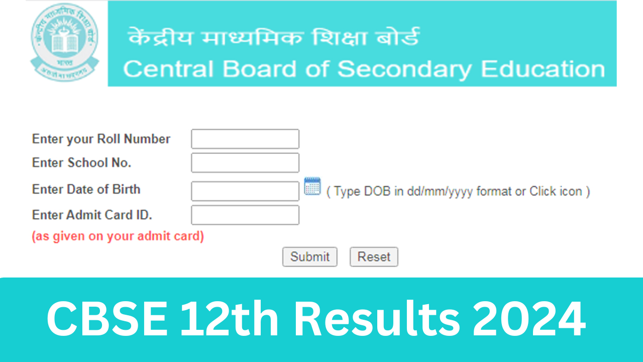 CBSE 12th Results 2024