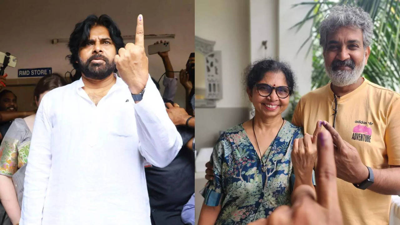 S S Rajamouli, Pawan Kalyan Vote in 2024 Lok Sabha Elections