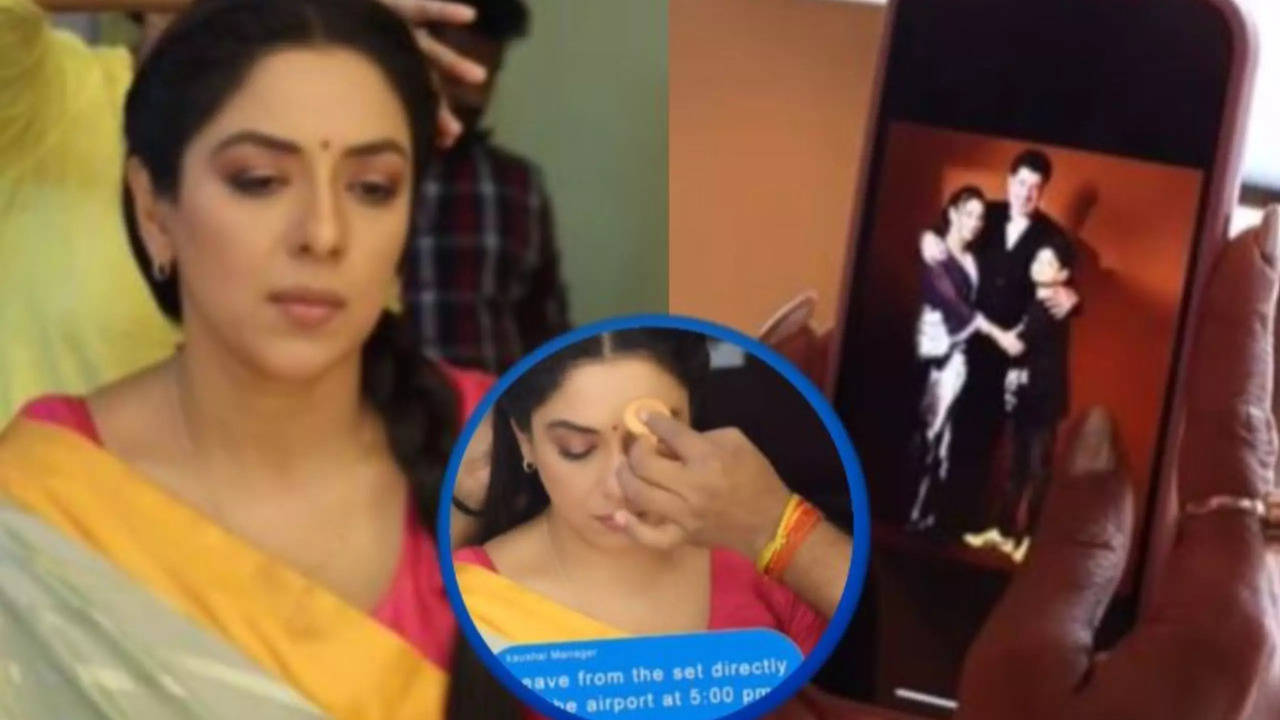 Rupali Ganguly Shares A Sneak Peek Into Her Hectic Shoot Life - Watch