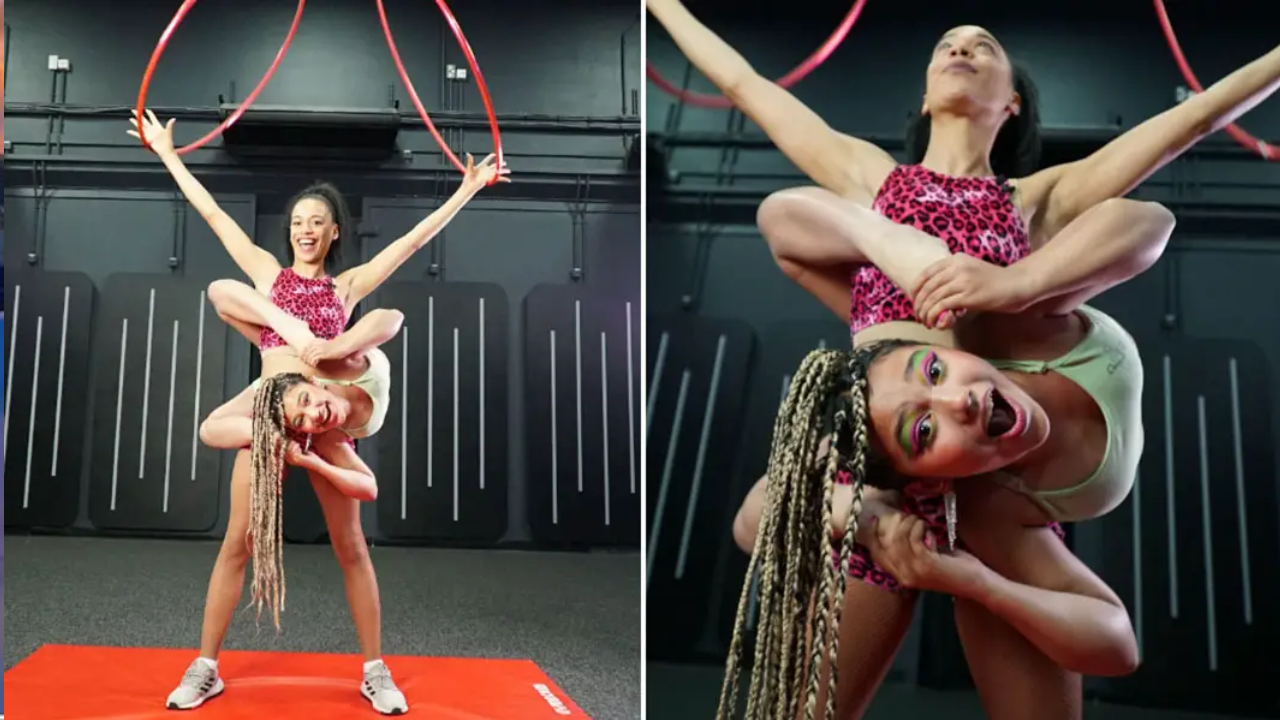 Viral Video: Duo Sets Guinness World Record with Jaw-Dropping Human Belt Hoop Trick