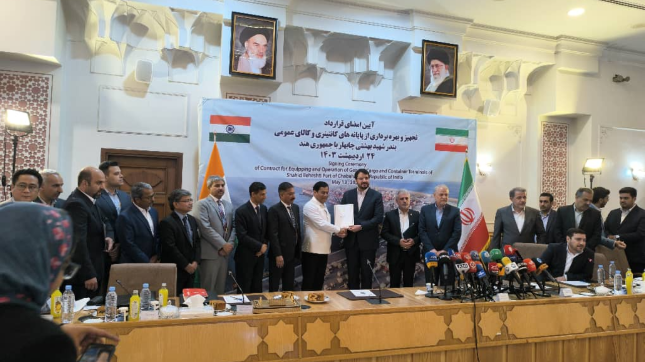 India and Iran sign deal or Chabahar port