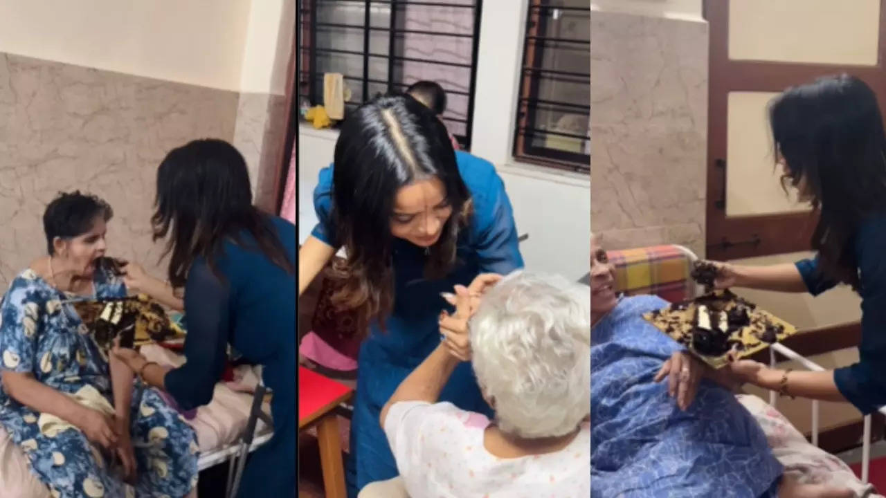 Manisha Rani Cooks Food For Old Age Home People, Feeds Them With Her Hands - Watch