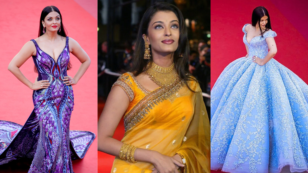 Aishwarya Rai At Cannes Film Festival Red Carpet Over The Years