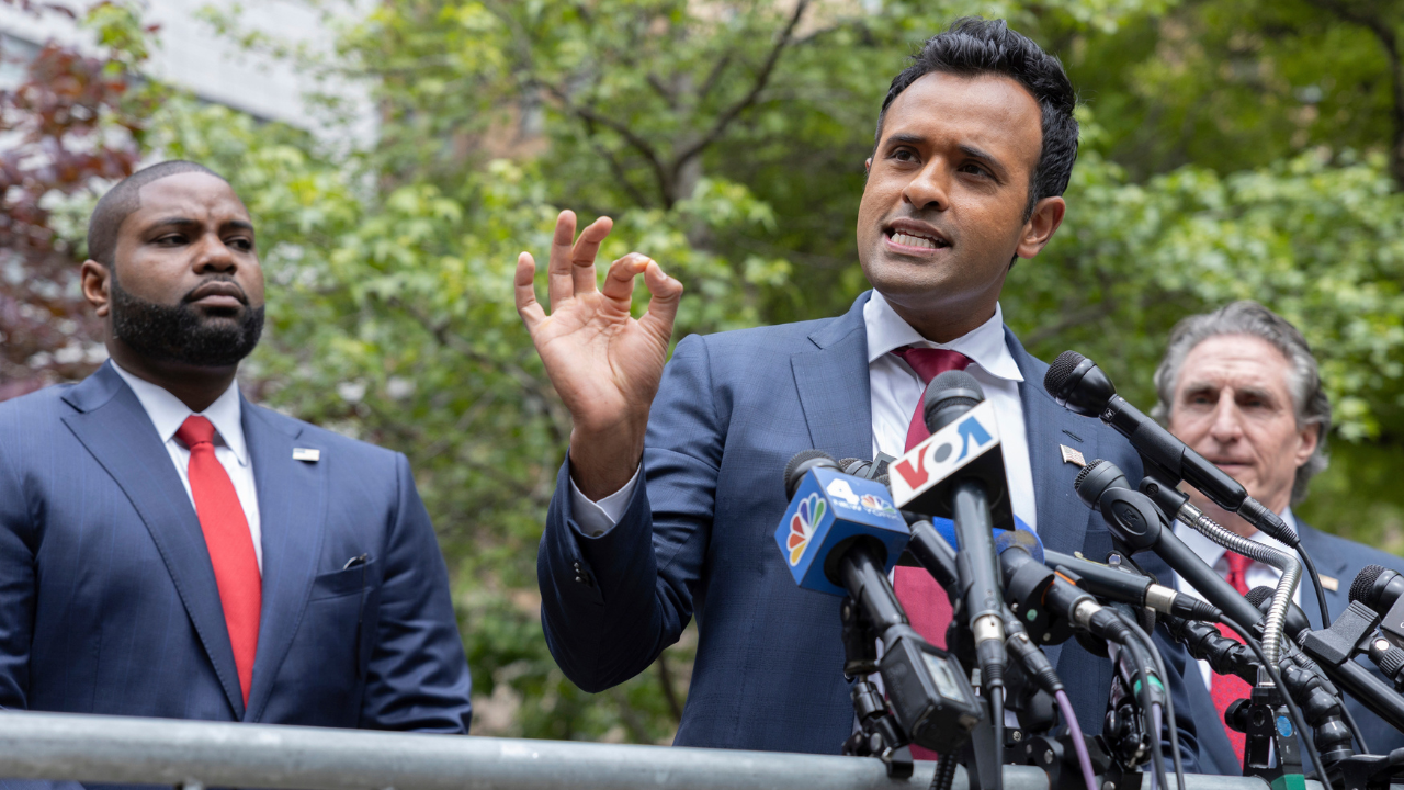 Vivek Ramaswamy at the hush money trial courtroom