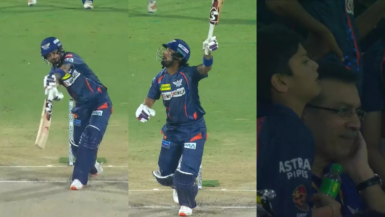 Sanjiv Goenka's reaction to KL Rahul's wicket