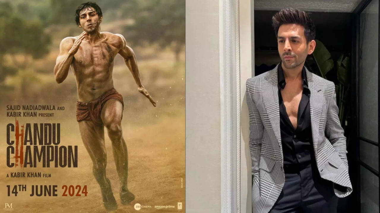 ​Chandu Champion's First Poster Is OUT! Kartik Aaryan Reveals Film Poster: Champion Aa Raha Hai