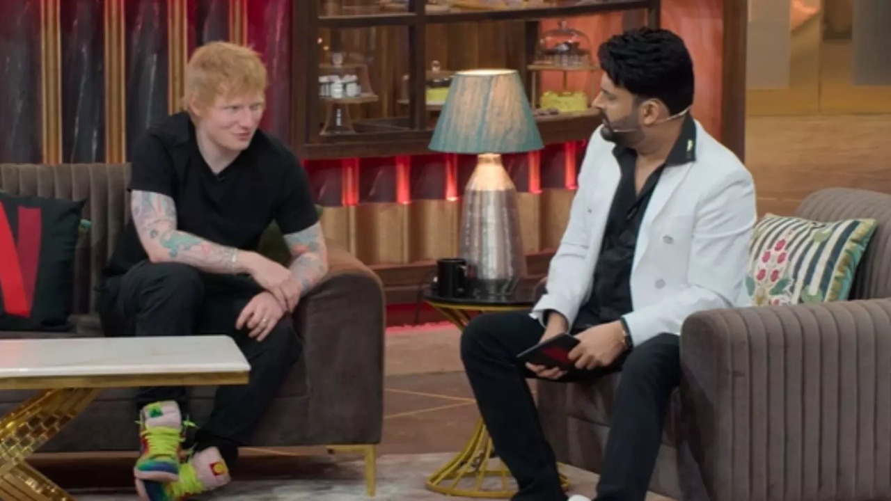 The Great Indian Kail Show: Ed Sheeran Impresses Kapil Sharma, Archana Puran With Hindi Phrases In Promo; WATCH