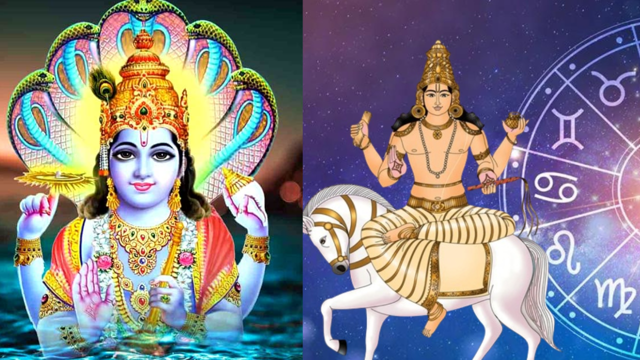 Lord Vishnu and Shukra Dev