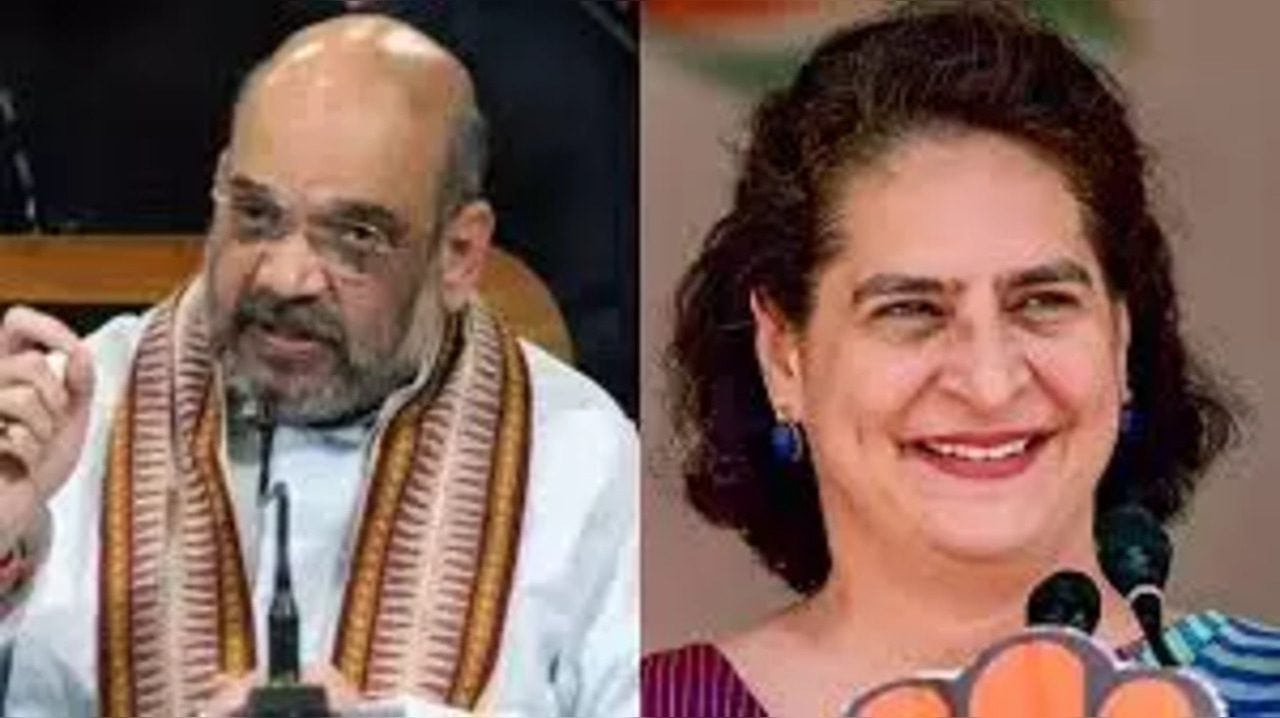 Priyanka Gandhi slammed Amit Shah after he made a reference to her Thailand trip in an election meeting