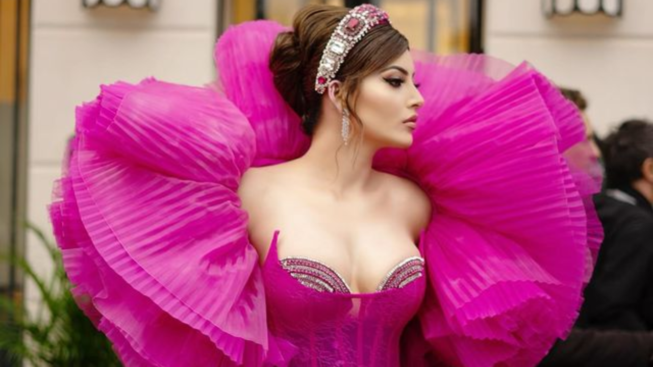 Cannes 2024: Urvashi Rautela Stuns At Red Carpet In Pink, Attends Opening Ceremony With Meryl Streep