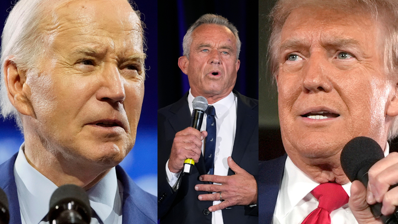 Joe Biden, RFK Jr and Donald Trump