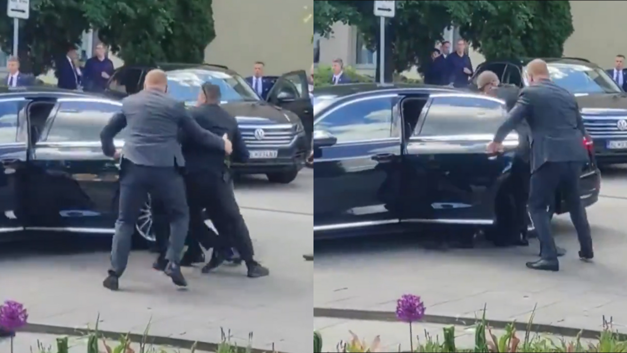 Video Captures Moments After Slovak's PM Was Shot, Eyewitnesses Held Shooter Down
