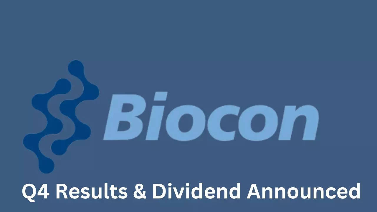 Q4 Results, biocon, biocon results, biocon results 2024, biocon dividend, biocon dividend amount, biocon, bengaluru