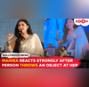 Mahira Khans SHOCKING remark after person throws an object at her on stage