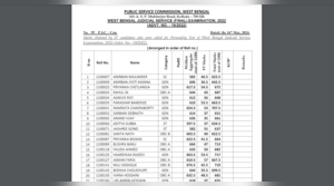 WB Judicial Service Exam 2022 Final Results Out At pscwbgovin Direct Link