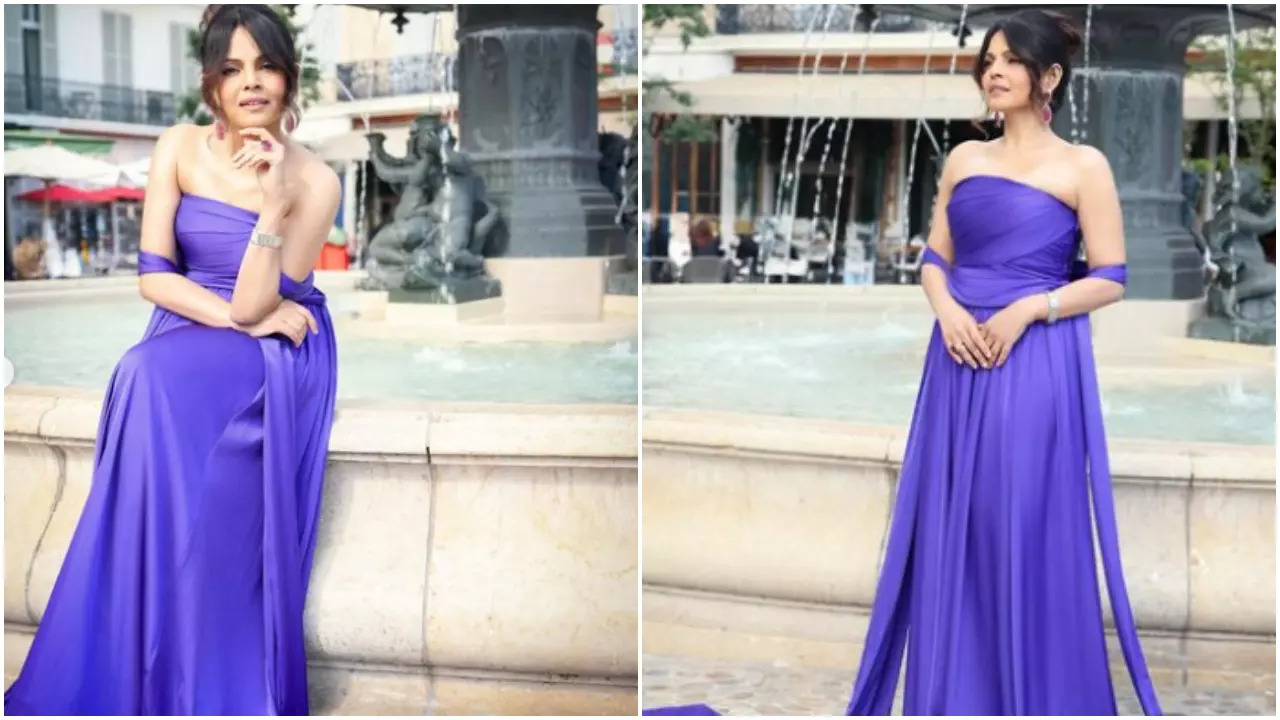 Namita Thapar at the Cannes Film Festival 2024: The Indian judge from Shark Tank wows in a blue satin dress and speaks out clearly against stereotypes