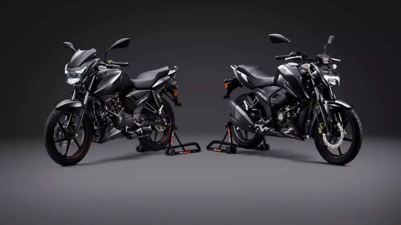 TVS Apache RTR Black Edition Times Drive