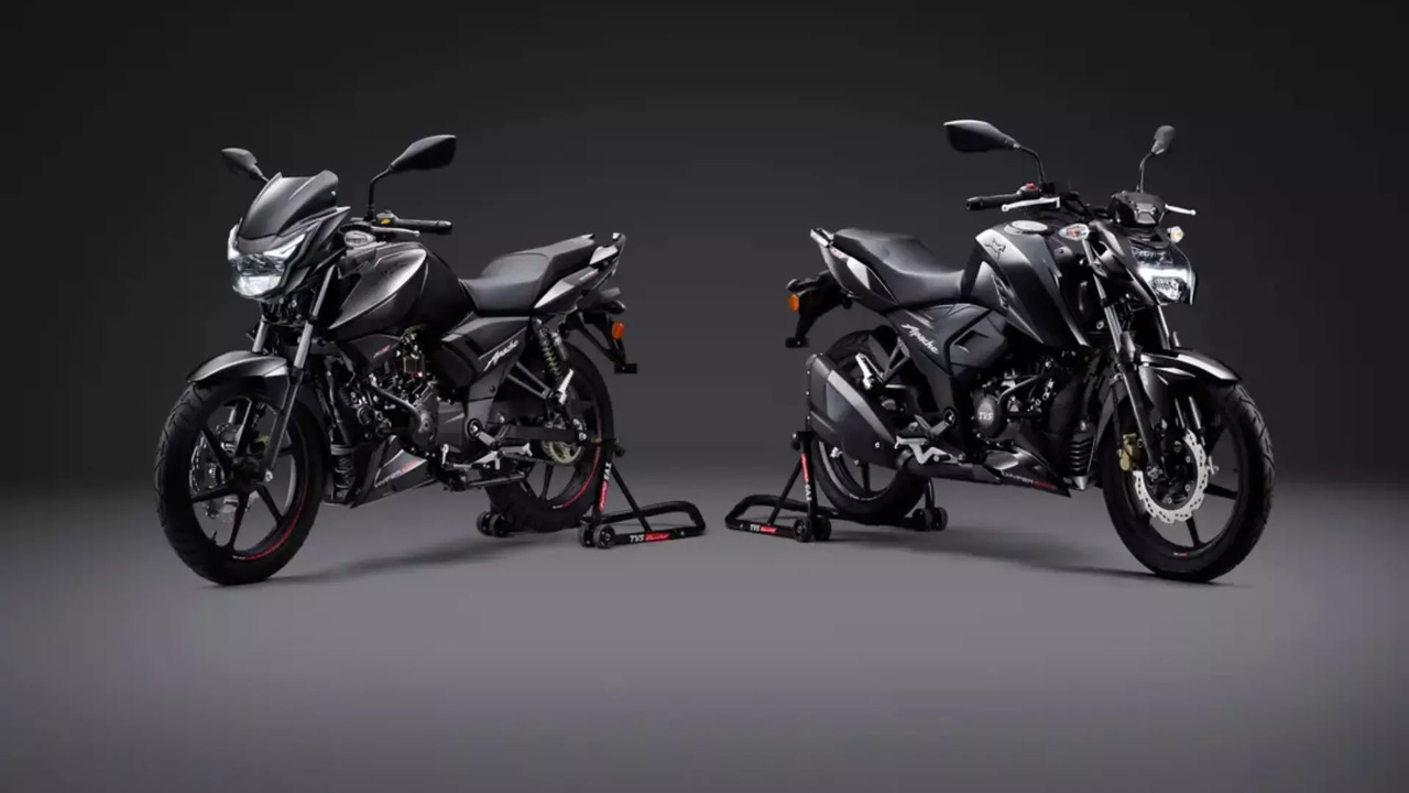 TVS Apache RTR Black Edition Times Drive