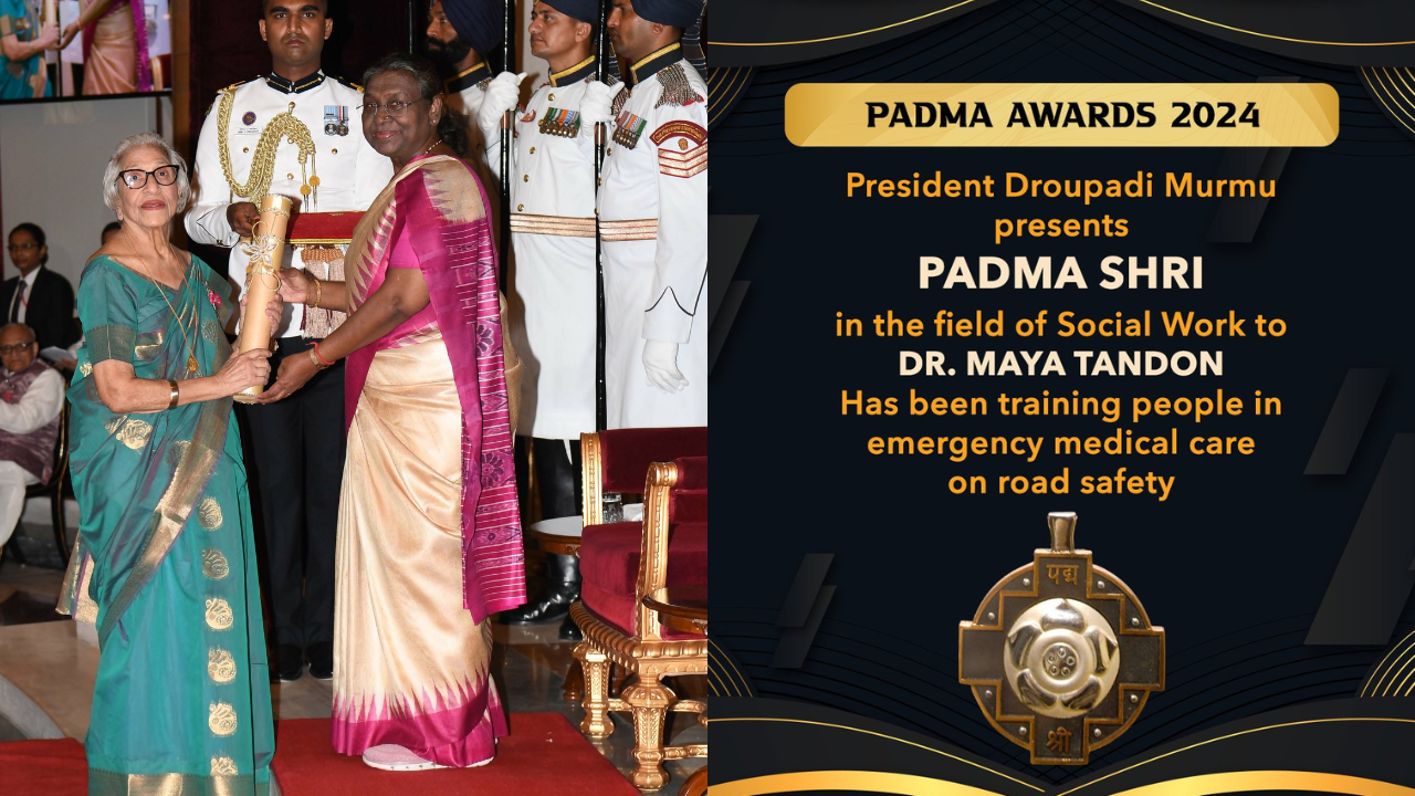 87-year-old padma shri awardee trained over 1 lakh indians to save lives after road accident