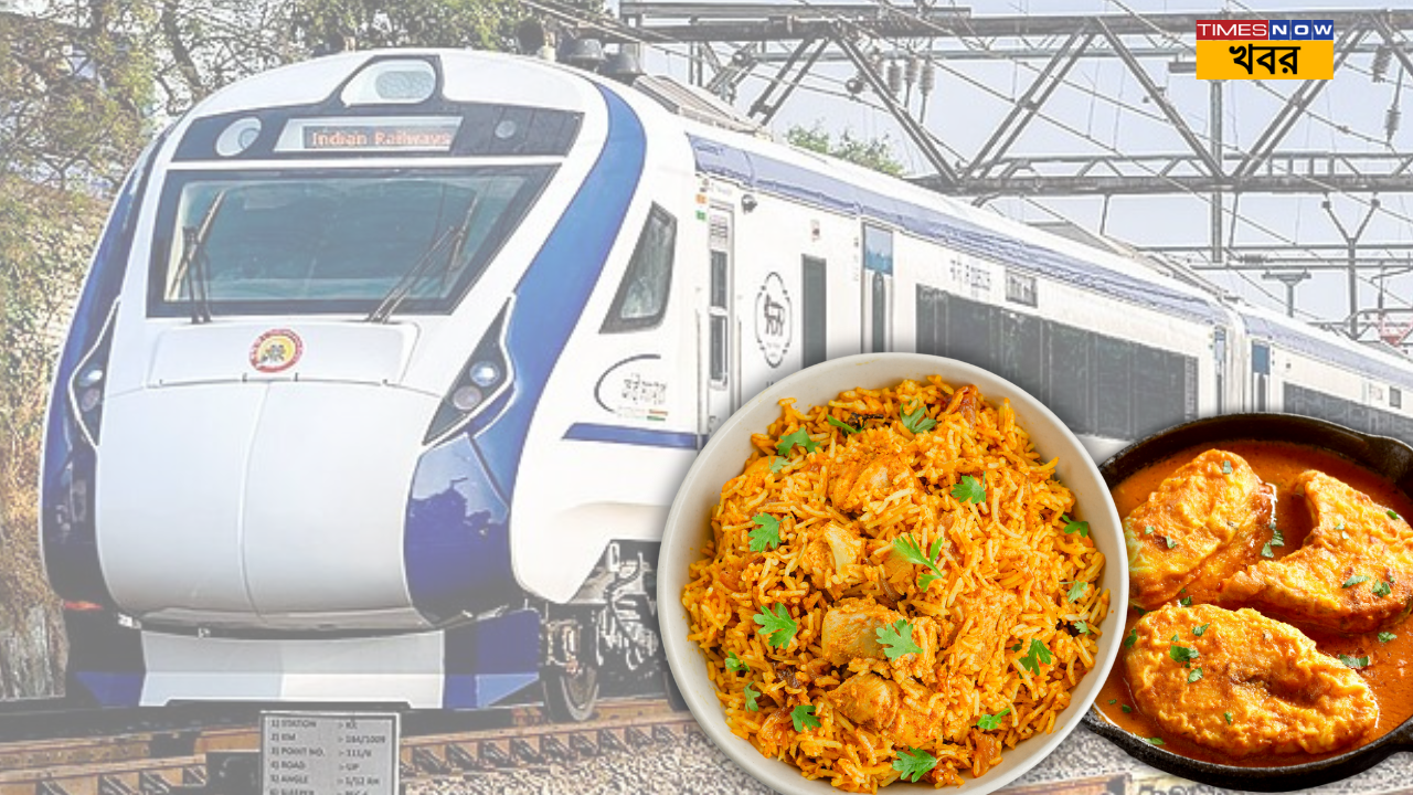 vande bharat express howrah to njp menu includes chicken fish curry for passenger