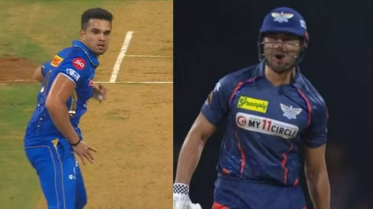 WATCH: Arjun Tendulkar Gives Death Stare To Marcus Stoinis; Australian All-Rounder Responds Aggressively