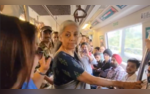 Watch During Nirmala Sitharamans Metro Ride Womans Casual Behaviour Has Internets Attention