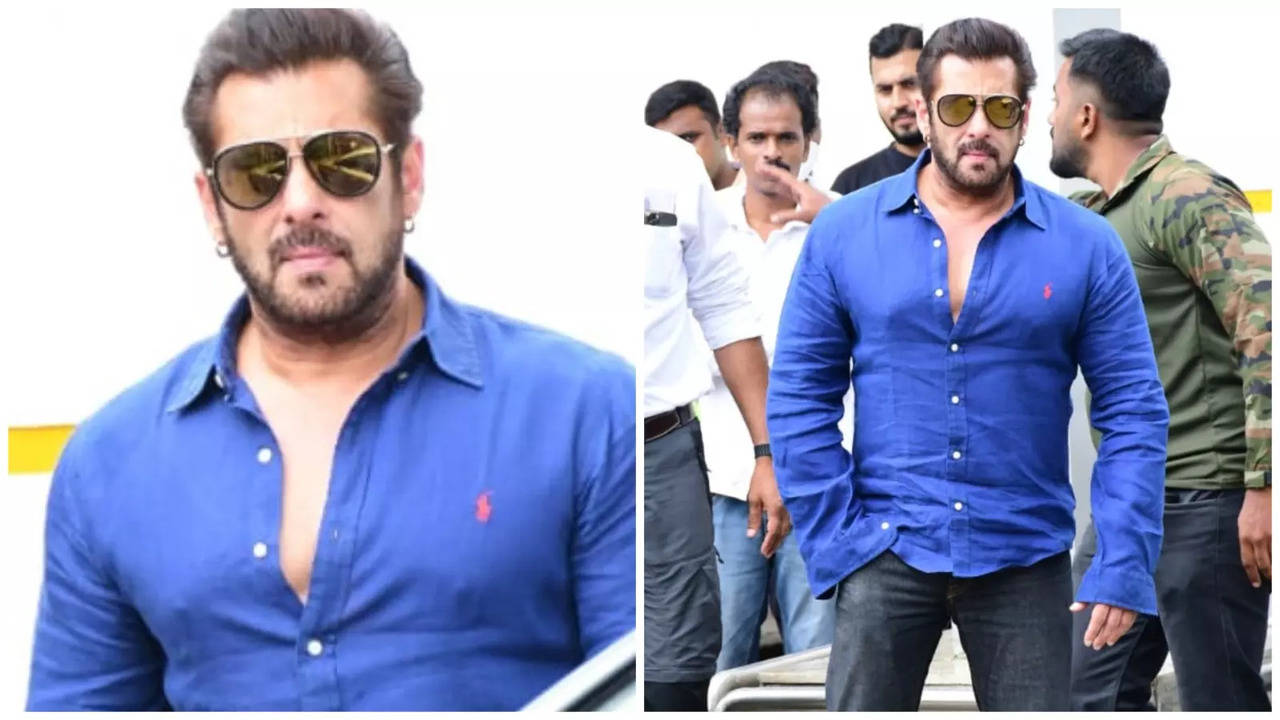 Salman Khan Exudes Royalty Vibes As He Reaches Mumbai Airport With Heavy Security | WATCH