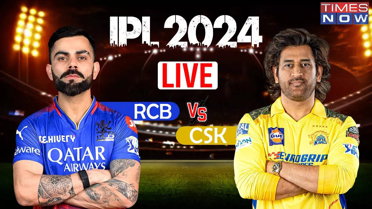 rcb vs csk live score royal challengers bengaluru vs chennai super kings ipl 2024 live streaming weather rain updates