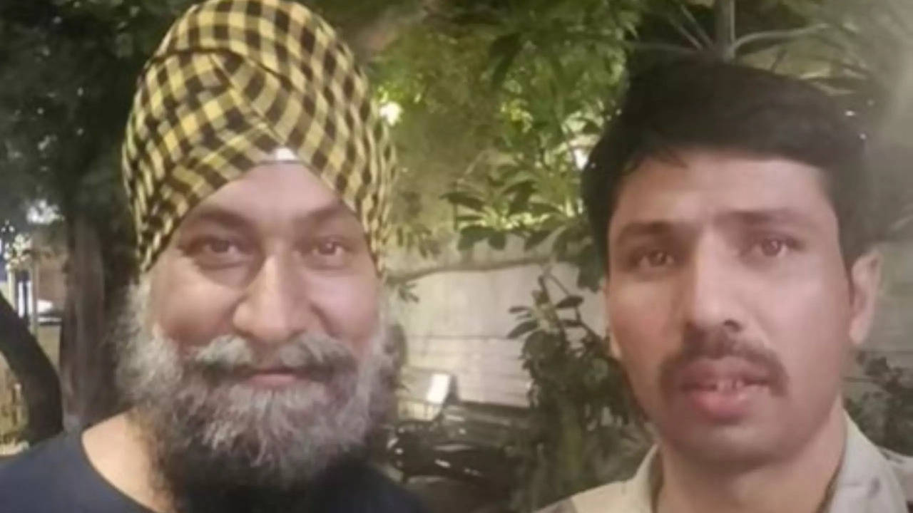 TMKOC's Gurucharan Singh Poses Next To Police Officer As He Returns Home After 28 Days