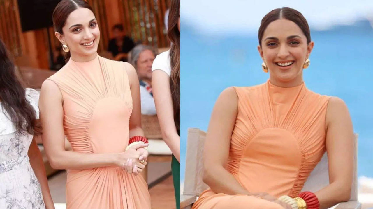cannes 2024 kiara advani is a sight to behold in stylish orange gown, diva 2nd look demands your attention