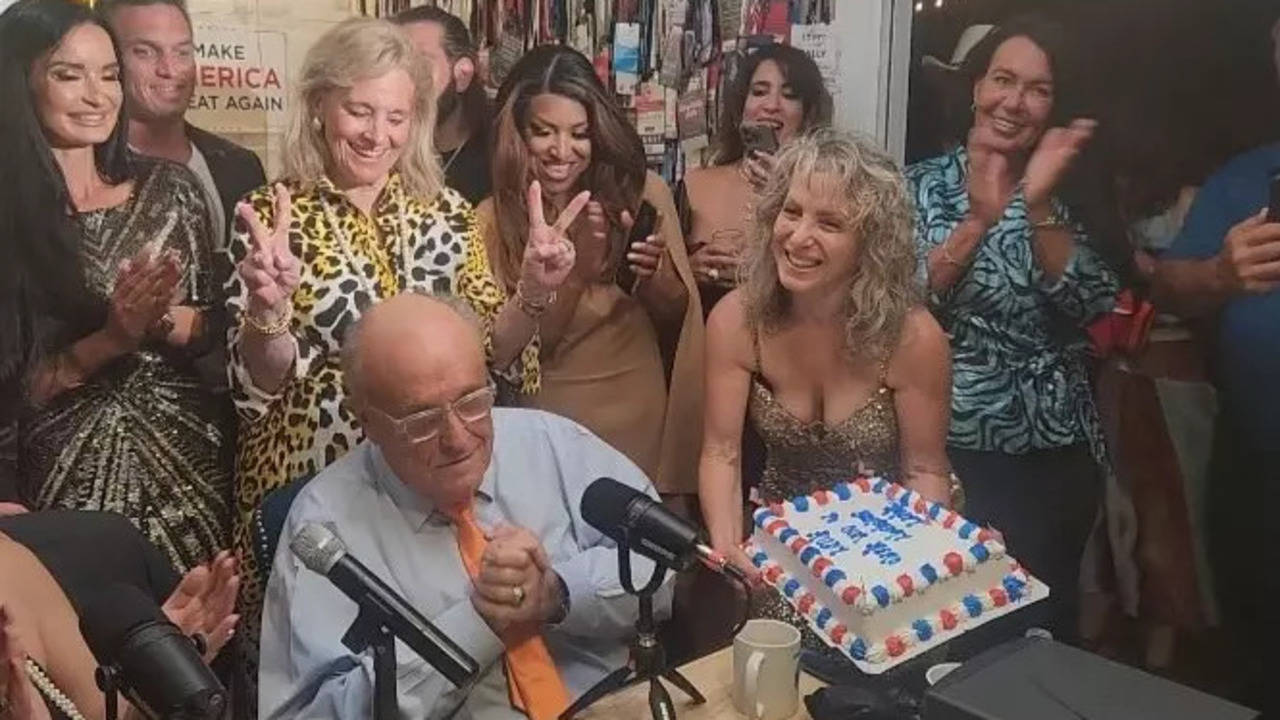 rudy giuliani's 80th birthday 
