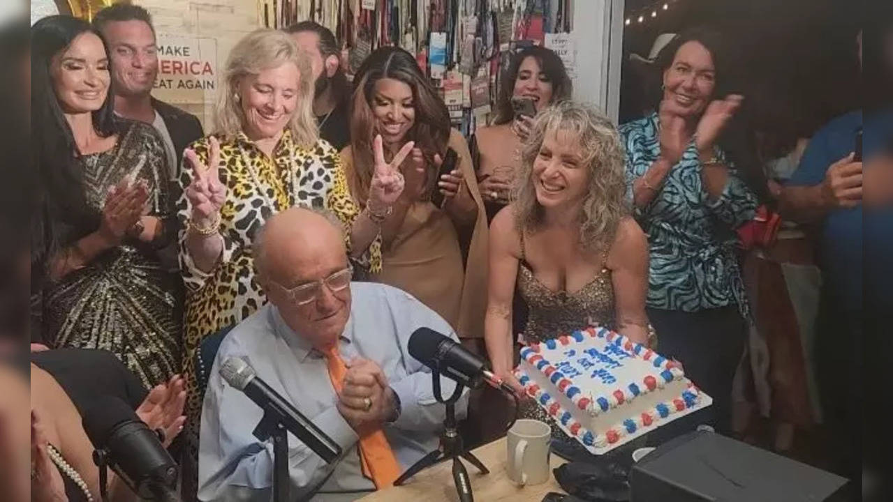 A Glimpse From Giuliani's 80th Birthday Frivolity