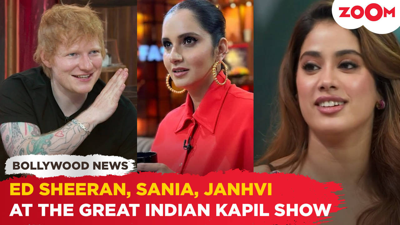 ed sheeran, sania mirza, janhvi kapoor, kartik appear on the great indian kapil show as guests