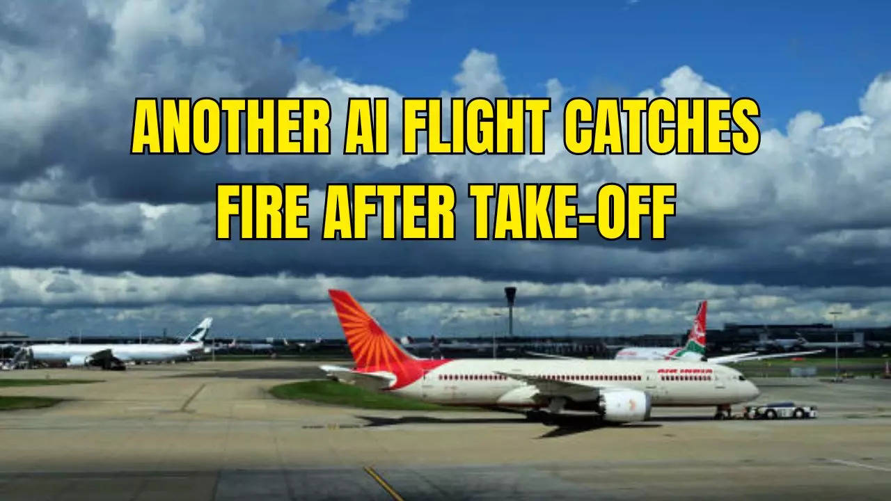 Air India Flight Catches Fire