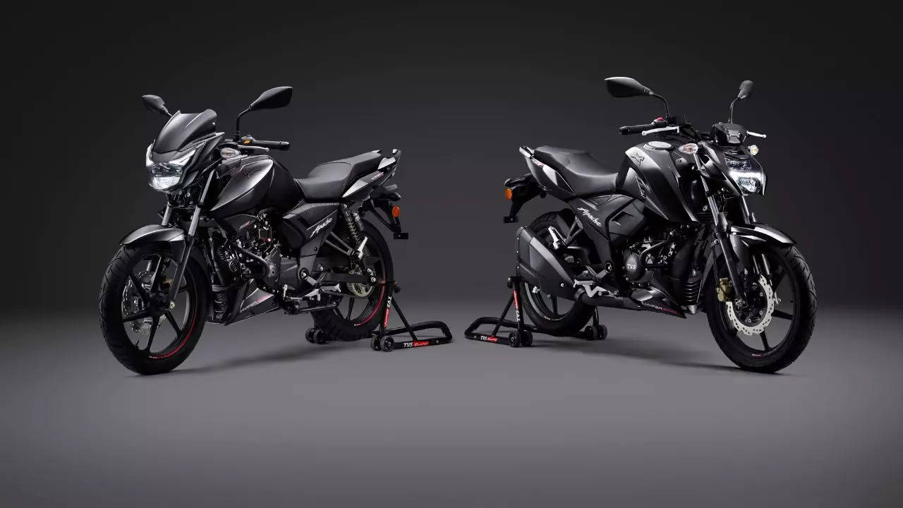 TVS Apache Black Dark Edition