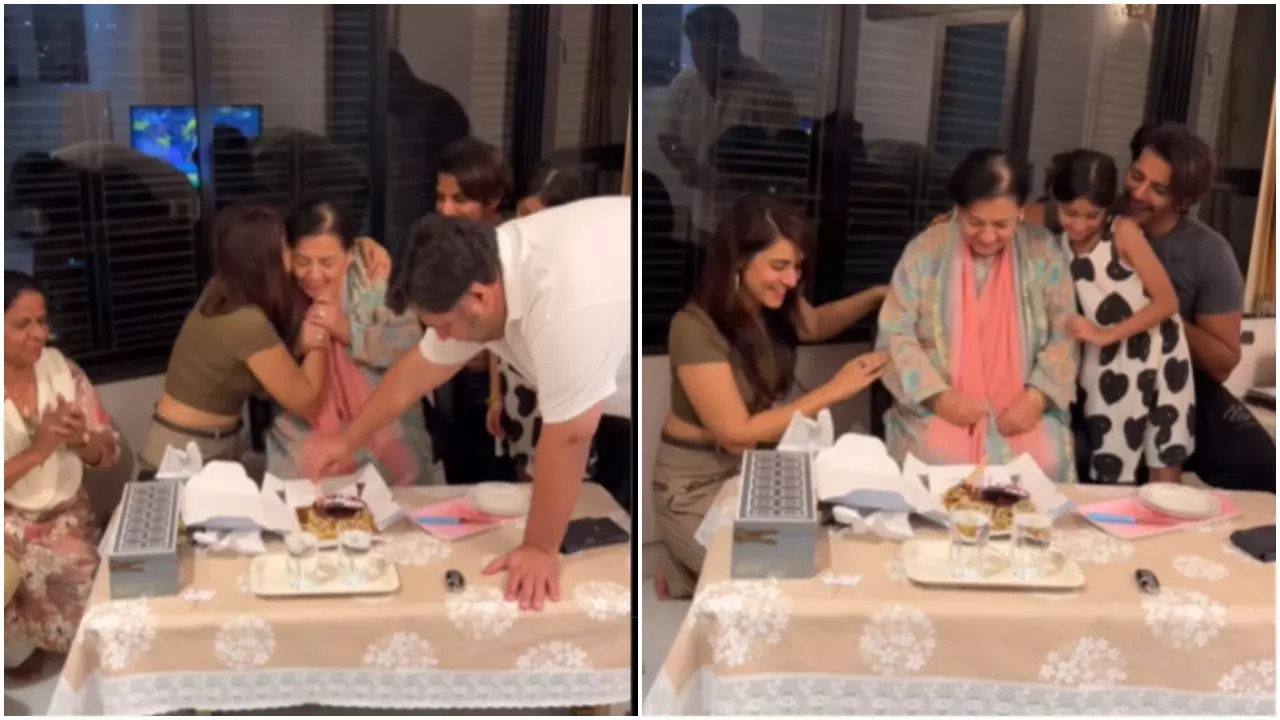 Shararat Reunion! Karanvir Bohra, Simple Kaul Surprise Farida Jalal On Her Birthday - Watch