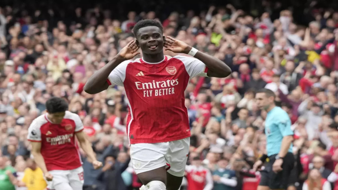 Bukayo Saka misses Arsenal's final game