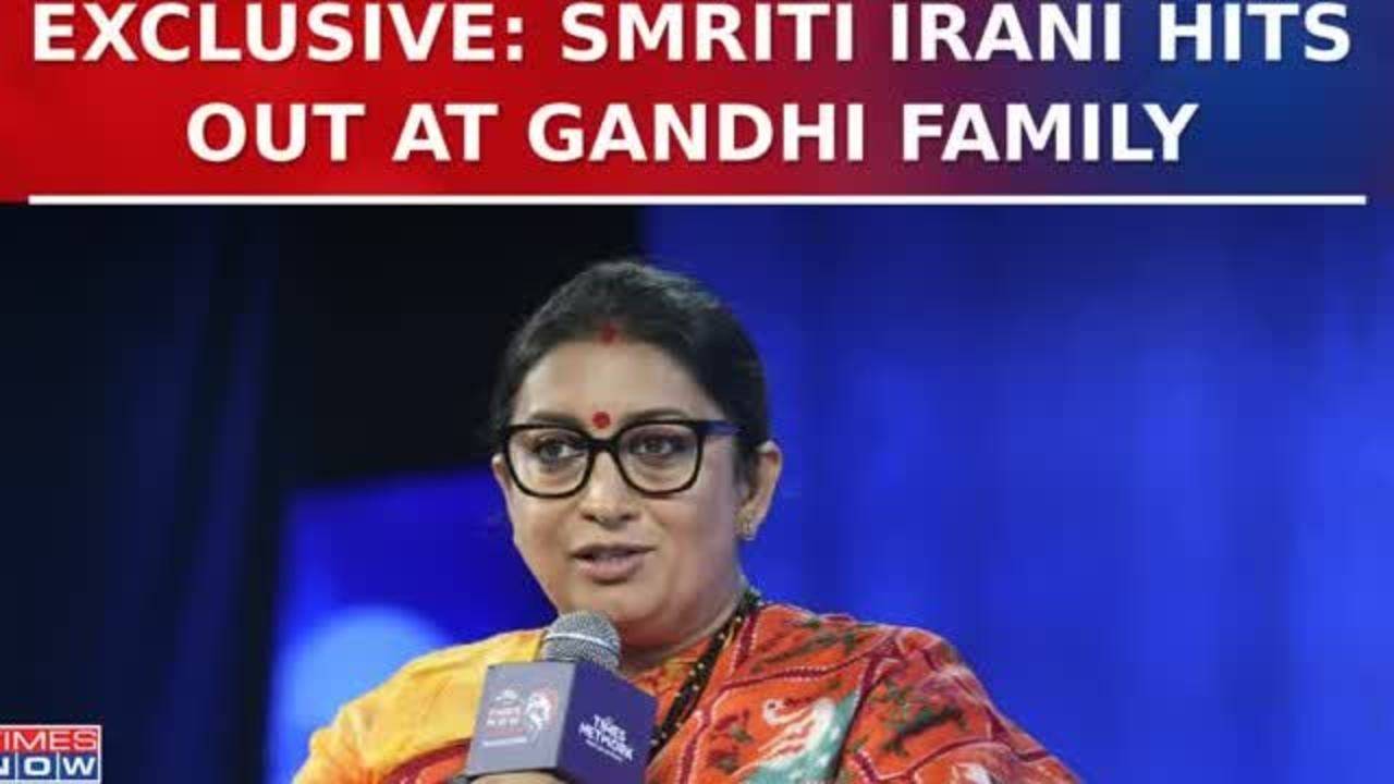 Exclusive: Smriti Irani Reveals Amethi's Significance, Alleges 'Gandhi Family Of Land Grab' | Watch 