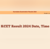 Karnataka KCET Result 2024 Date CET Result Karnataka Releasing Today on keakarnicin Check Updates