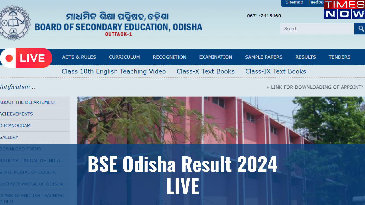 BSE Odisha Result 2024 highlights Odisha 10th Result 2024 Expected Soon on bseodishanicin orissaresultsnicin