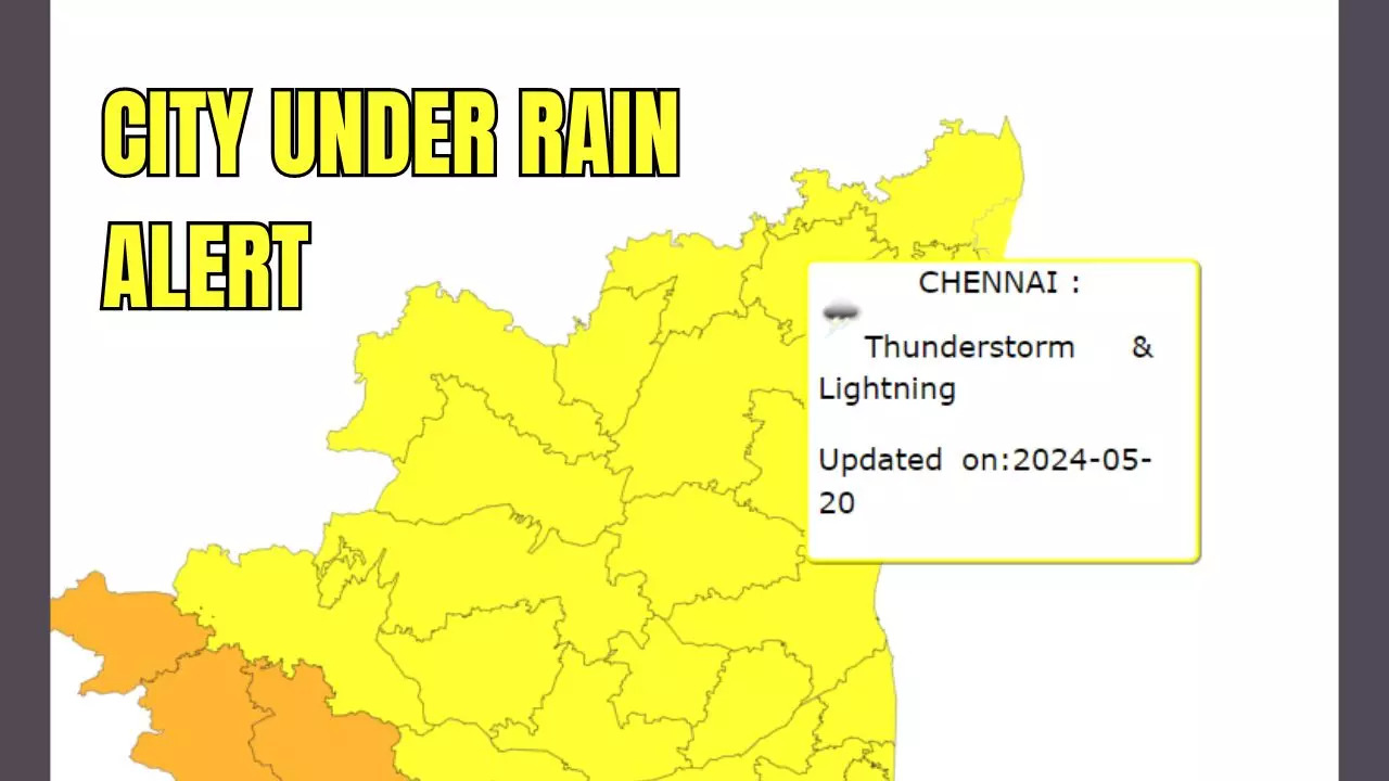 Yellow Alert In Chennai