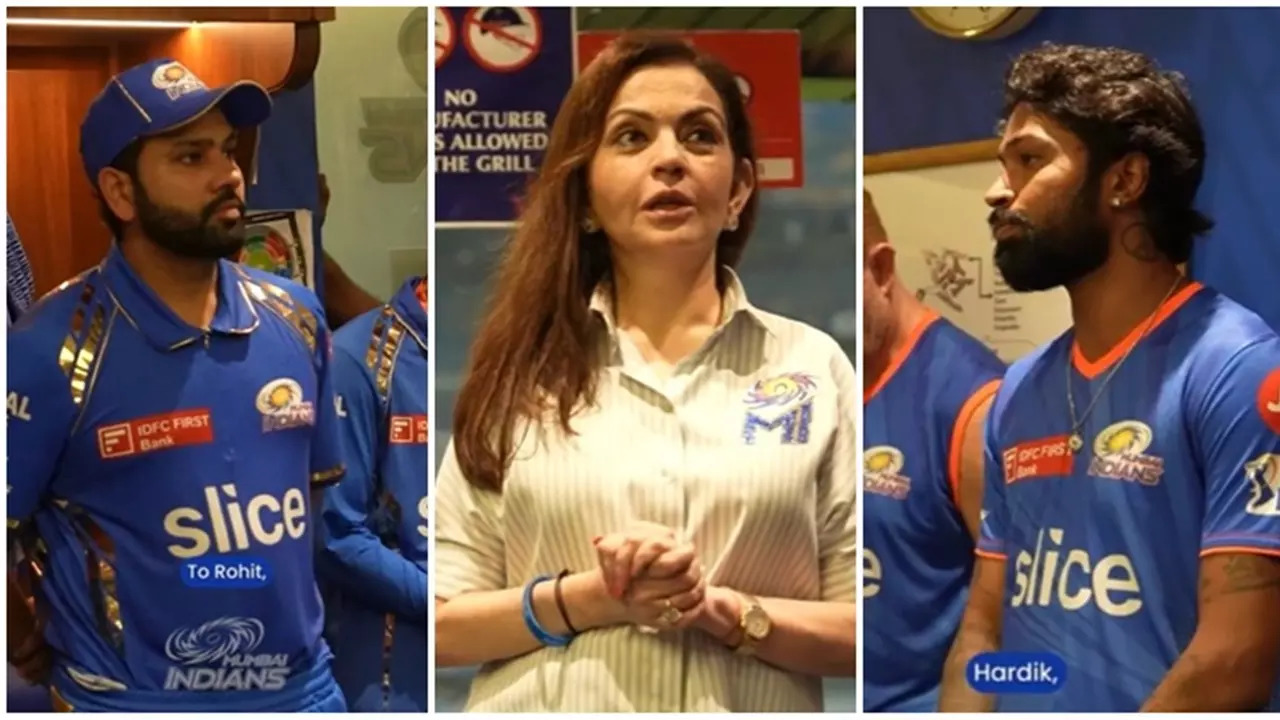 Mumbai Indians rohit sharma nita ambani hardik pandya