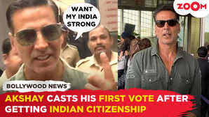 Akshay Kumar casts his first vote as an Indian citizen in the 2024 Lok Sabha elections