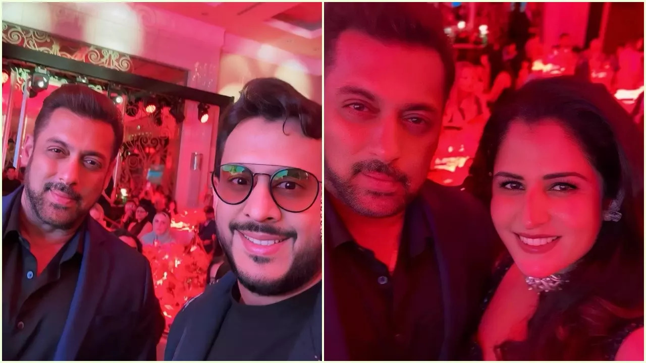 Shark Tank India’s Aman Gupta And His Wife Piya Meet Salman Khan In Dubai