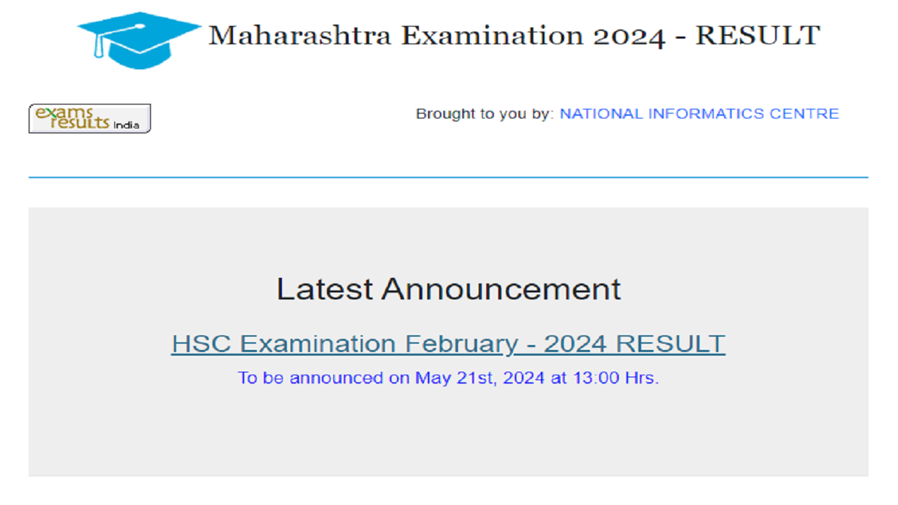 Maharashtra HSC Result 2024 Today