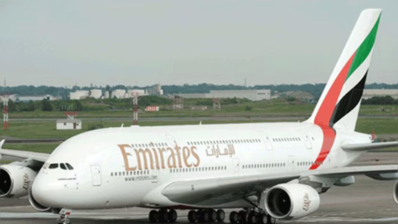 Emirates aircraft collided with a flock of flamingos in Mumbai